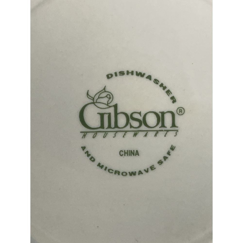 16 PC GIBSON 2 SALAD PLATES AND 2 CUPS. FARM SCENE 4 DESIGNS (2319)‎ - Picture 10 of 10